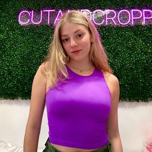 Seamless Neon Tank Tops for All Ages - Comfortable & Flexible Nylon/Spandex